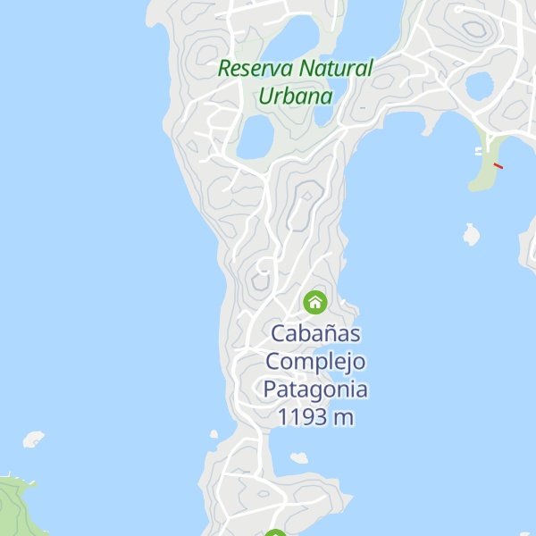 Map of Cabañas Los Piedrones