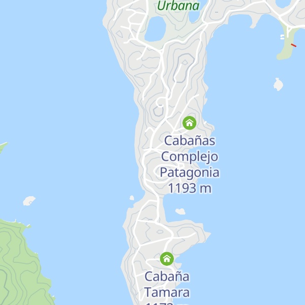 Map of Cabañas Prado Cordillerano