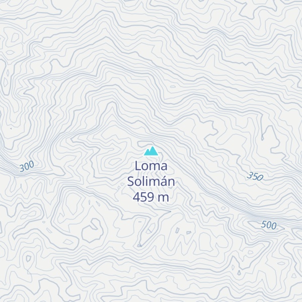Map of Loma Solimán