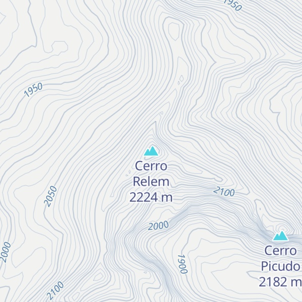 Map of Cerro Relem