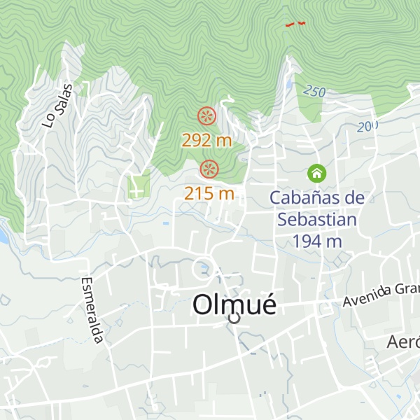 Map of Cabaña 7