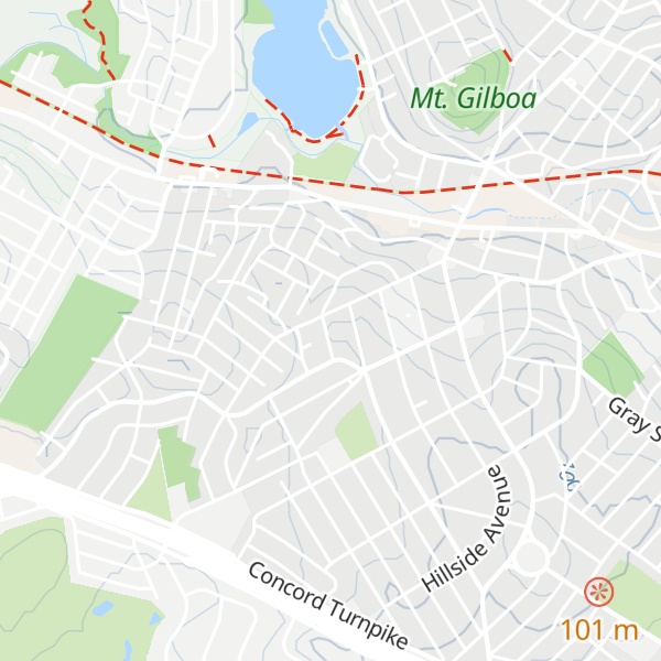 Map of Arlington Heights Hills