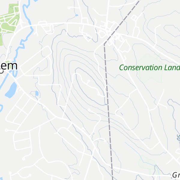 Map of Spicket Hill