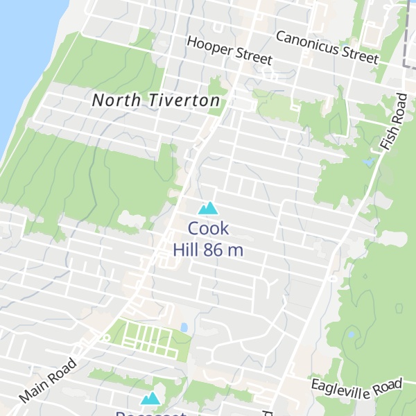 Map of Cook Hill