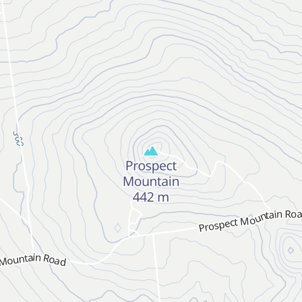Map of Prospect Mountain