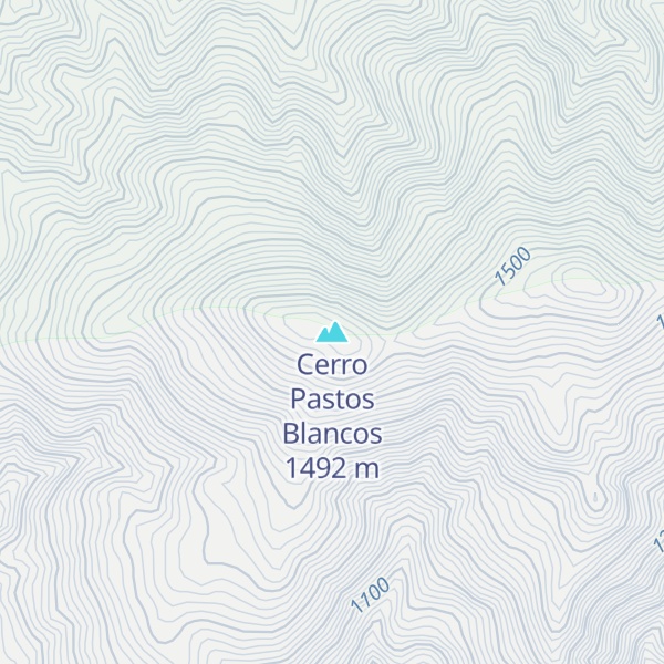 Map of Cerro Pastos Blancos