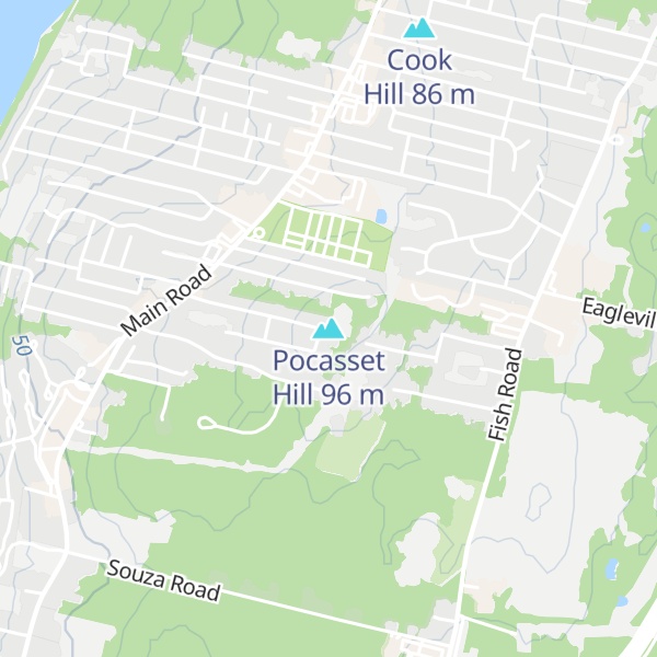 Map of Pocasset Hill