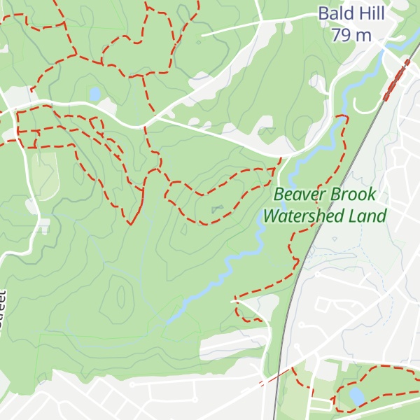 Map of Hobbs Hill