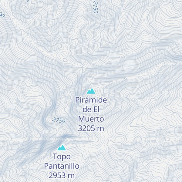 Map of Pirámide de El Muerto