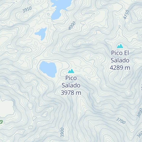 Map of Pico Salado