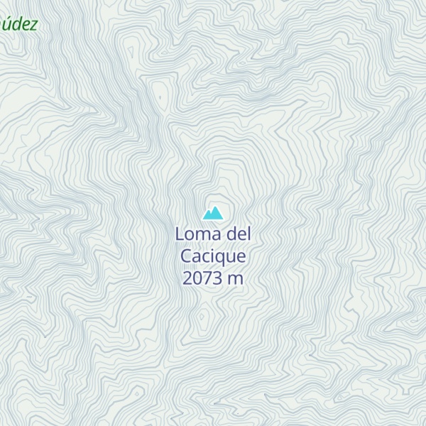 Map of Loma del Cacique