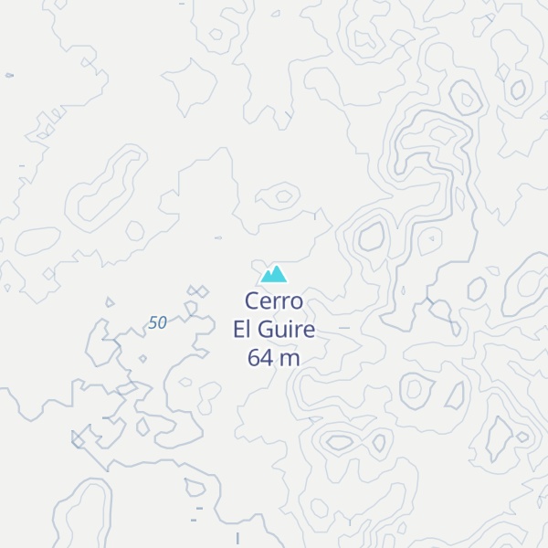Map of Cerro El Guire