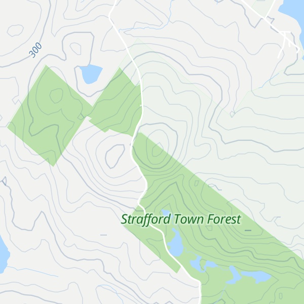 Map of Evans Mountain