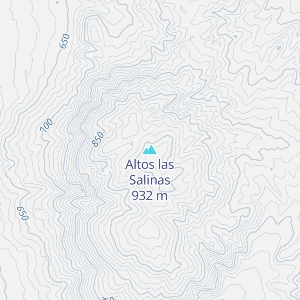 Map of Altos las Salinas