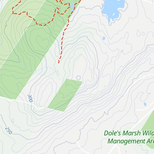 Map of Saddleback Mountain
