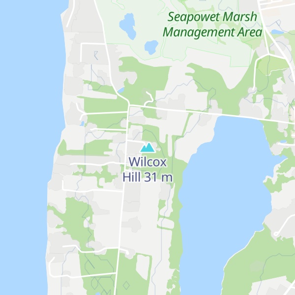 Map of Wilcox Hill