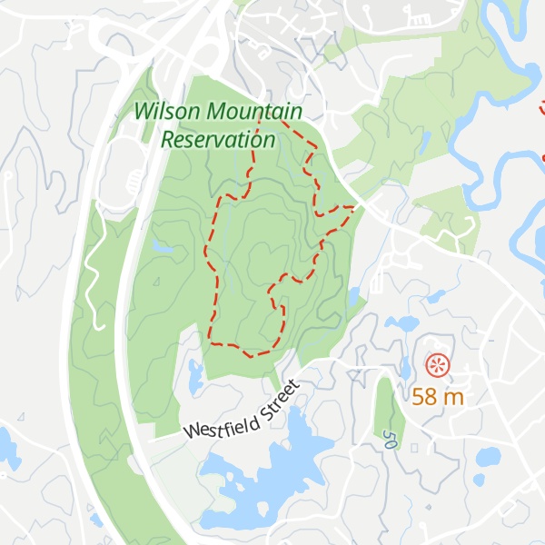 Map of Wilson Mountain