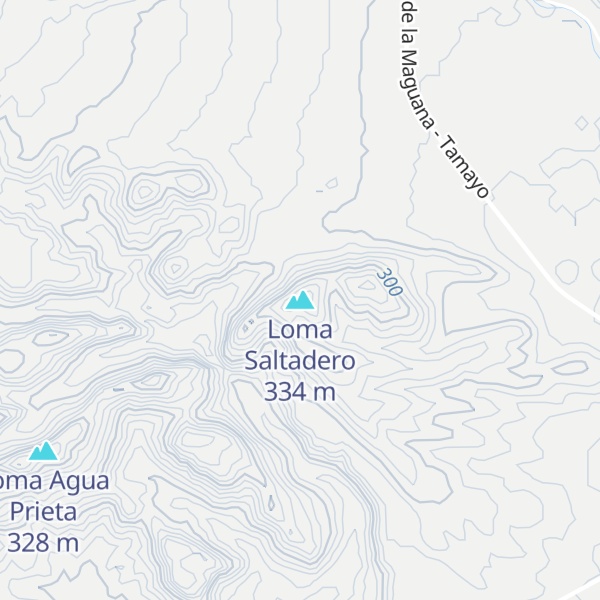 Map of Loma Saltadero