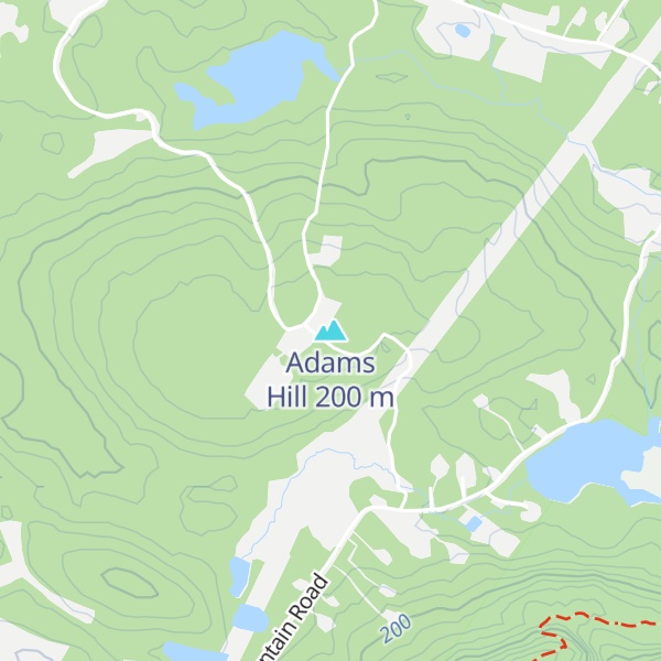 Map of Adams Hill