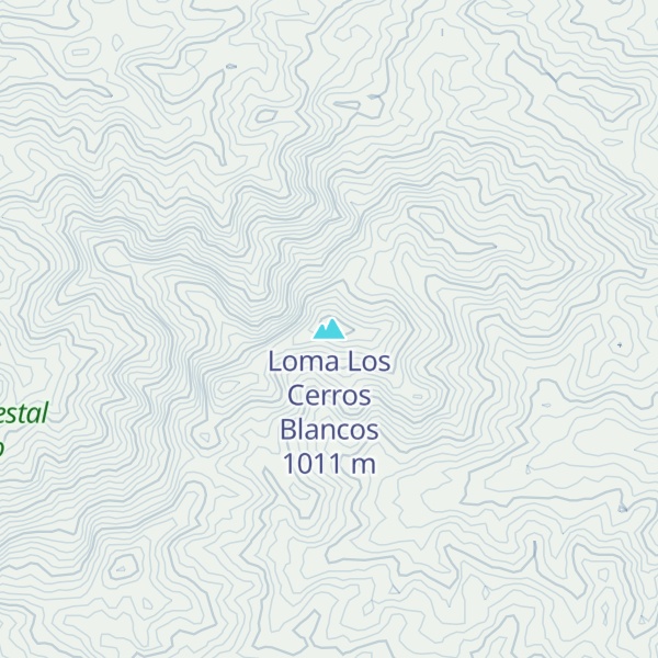 Map of Loma Los Cerros Blancos