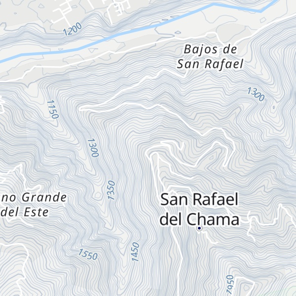 Map of La Gran cabaña