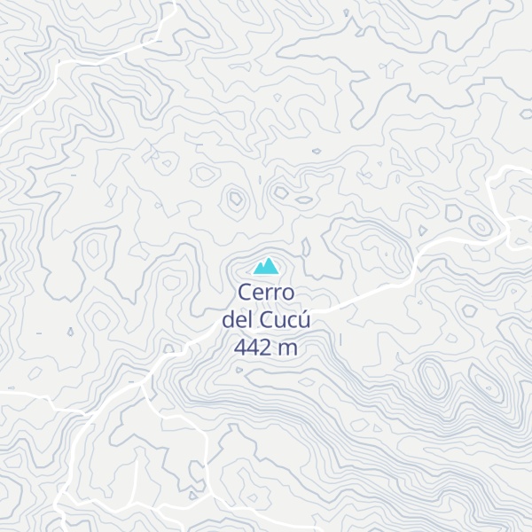 Map of Cerro del Cucú
