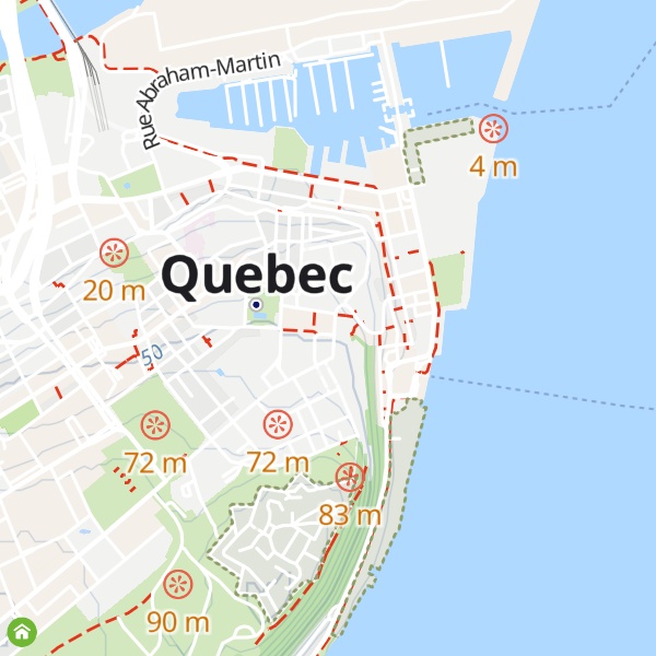 Map of Centre Infotouriste de Québec