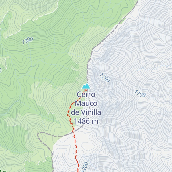 Map of Cerro Mauco de Viñilla