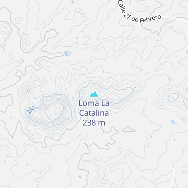 Map of Loma La Catalina