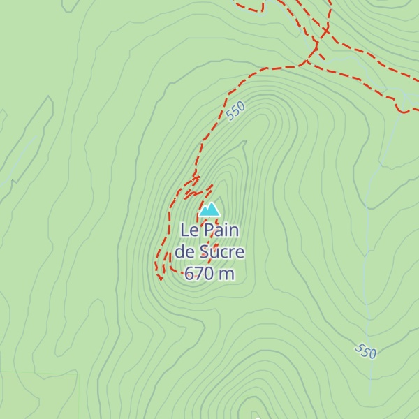 Map of Le Pain de Sucre