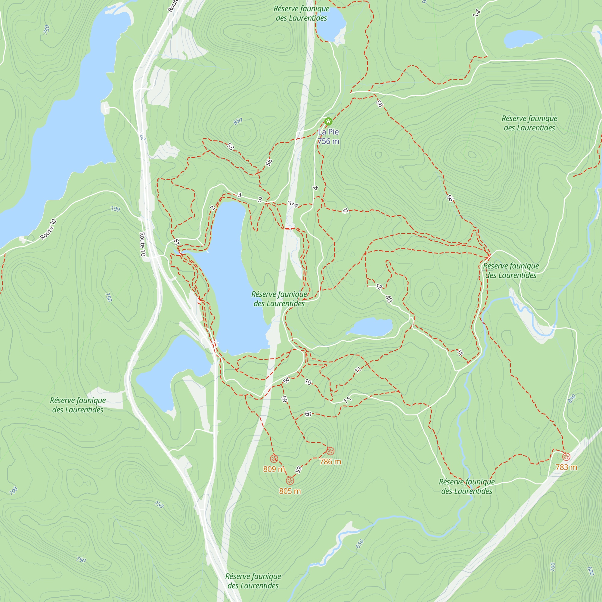 La Sitelle map