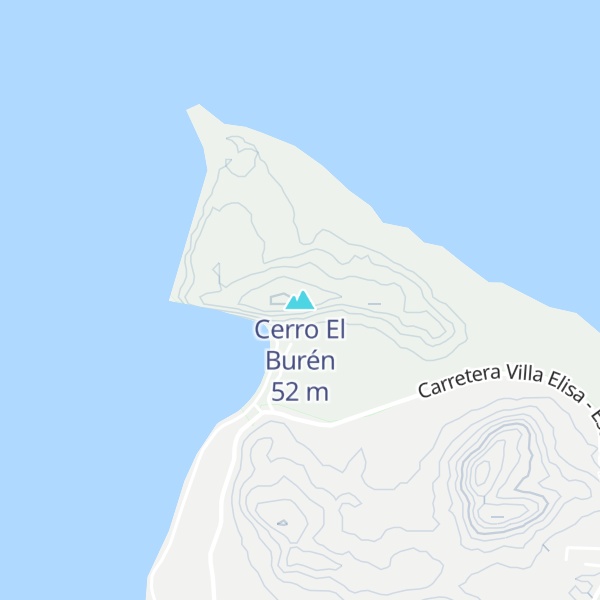 Map of Cerro El Burén
