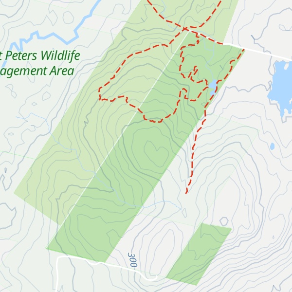Map of Parsonage Peak