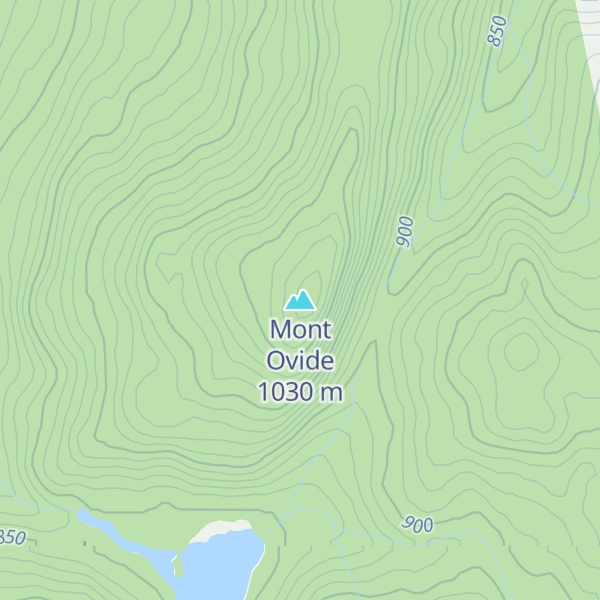 Map of Mont Ovide