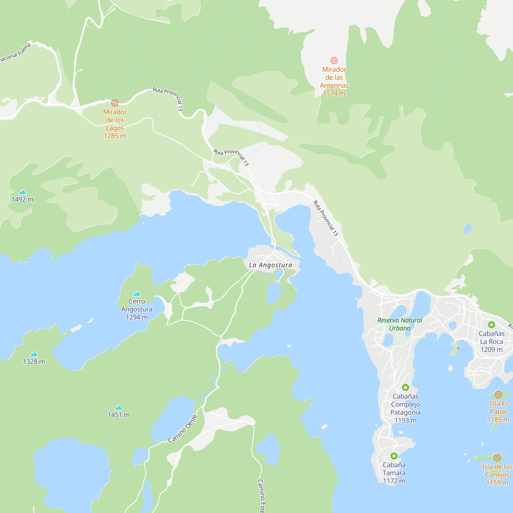 CABAÑAS SOLO POR HOY map
