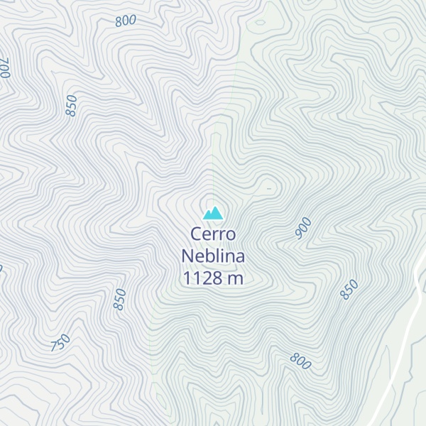 Map of Cerro Neblina