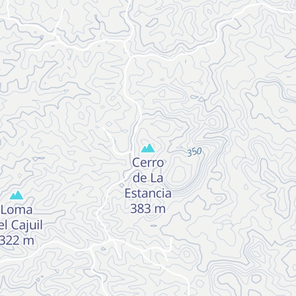 Map of Cerro de La Estancia