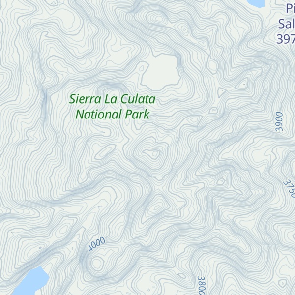 Map of Pico La Pedregosa