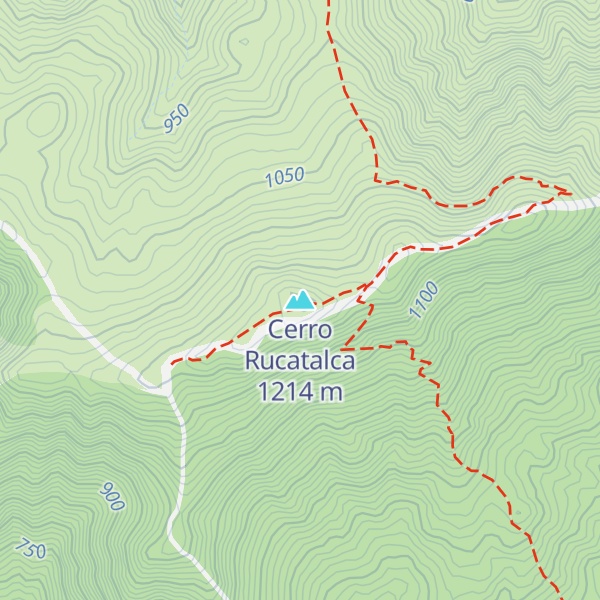 Map of Cerro Rucatalca