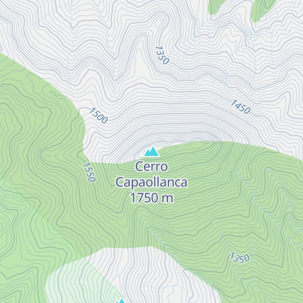 Map of Cerro Capaollanca
