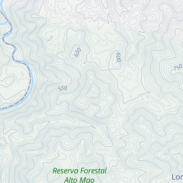 Map of Cerro El Mogote