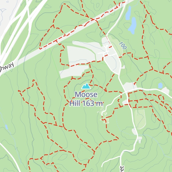 Map of Moose Hill