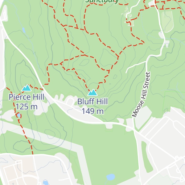 Map of Bluff Hill