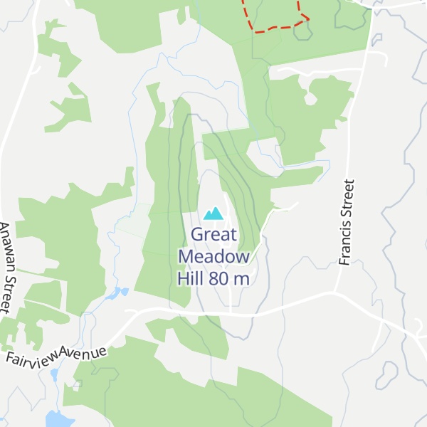 Map of Great Meadow Hill