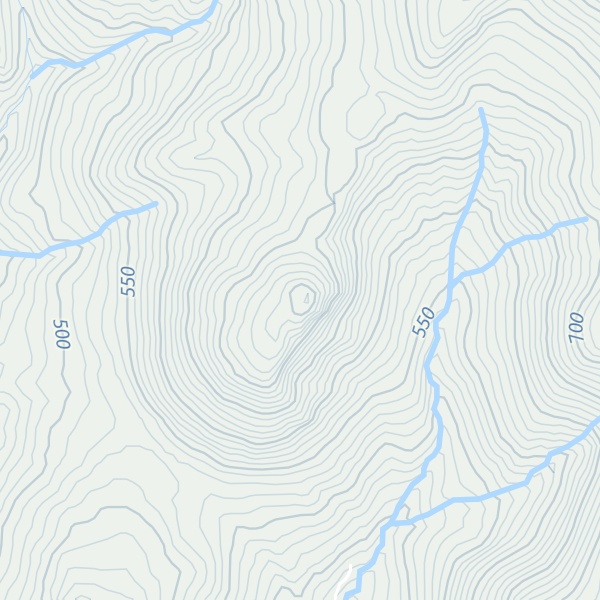 Map of West Moat Mountain