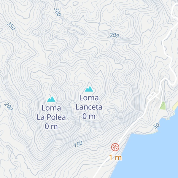 Map of Loma Lanceta