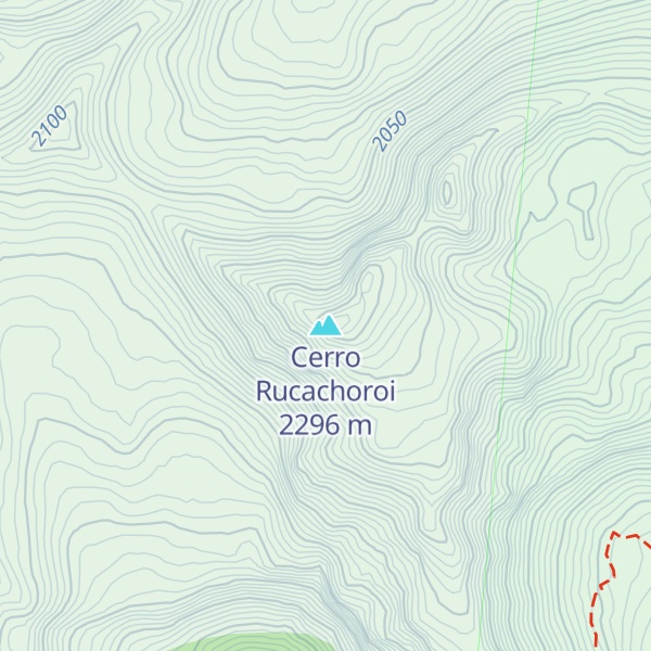Map of Cerro Rucachoroi