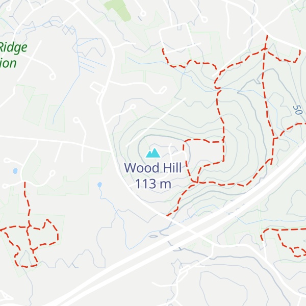 Map of Wood Hill