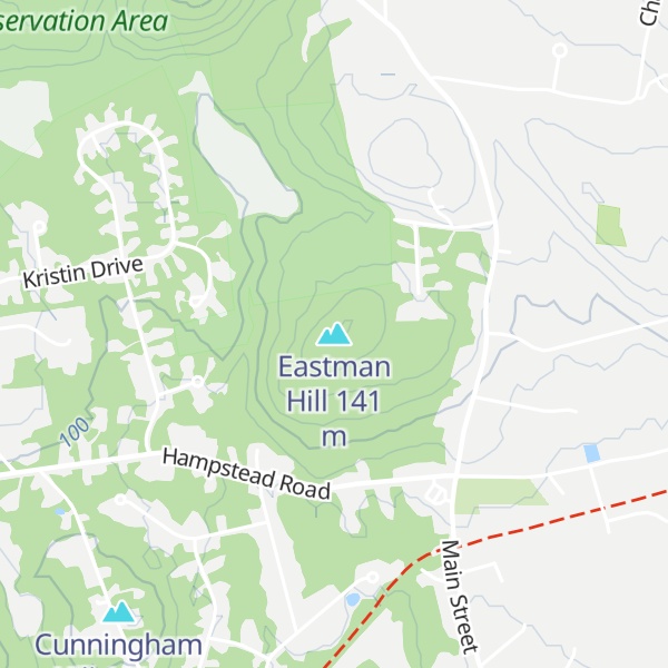 Map of Eastman Hill