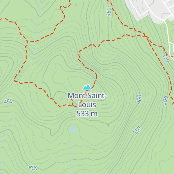 Map of Mont Saint-Louis